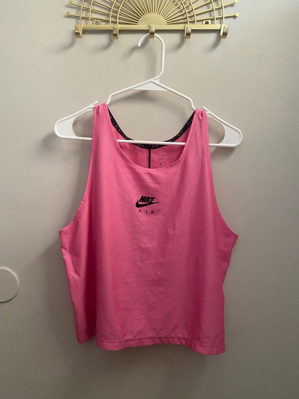 Nike Women’s Pink Activewear Crop Muscle Tank